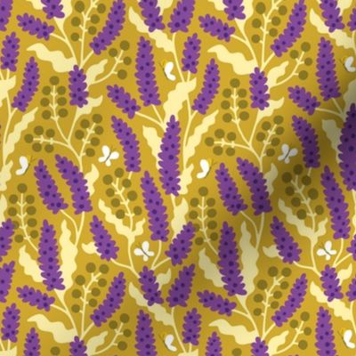 Purple Lavender on yellow (small)