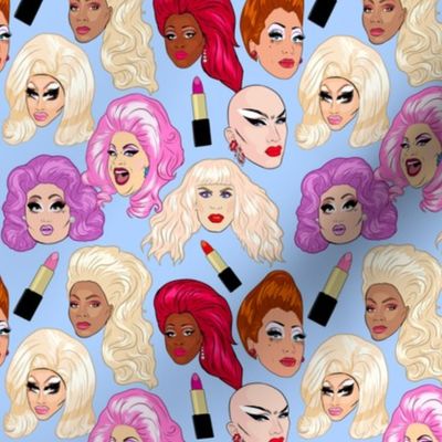 Drag Queens Mini - blue