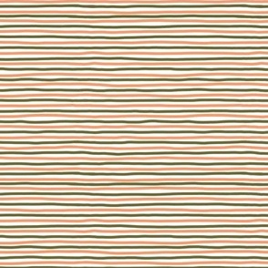 Orange and Green Stripes - medium