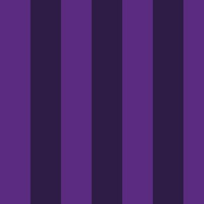 Large Vertical Awning Stripe Pattern - Grape and Deep Violet