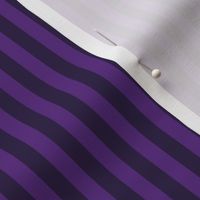 Vertical Bengal Stripe Pattern - Grape and Deep Violet