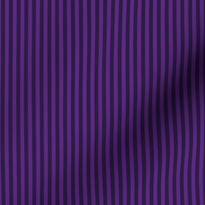 Small Vertical Bengal Stripe Pattern - Grape and Deep Violet