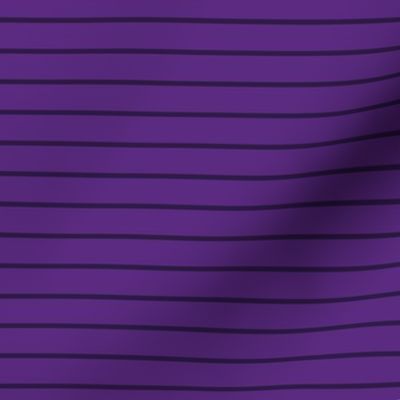 Horizontal Pin Stripe Pattern - Grape and Deep Violet