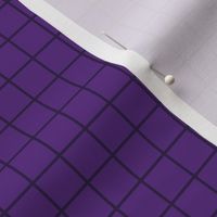 Grid Pattern - Grape and Deep Violet