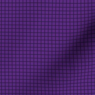 Small Grid Pattern - Grape and Deep Violet