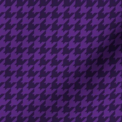 Houndstooth Pattern - Grape and Deep Violet