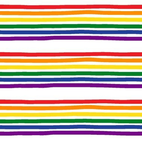 Pride Flag Fabric Retro Stripes