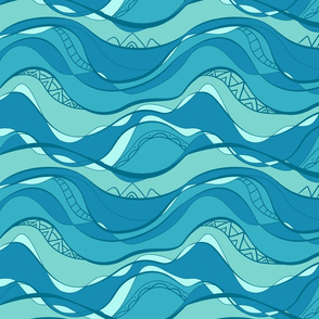 Waves of water
