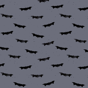 grungy bats and speckles - slate