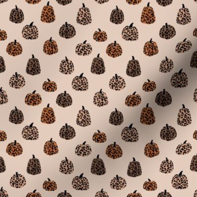 SMALL  cheetah pumpkin fabric - animal print fabric, animal print pumpkin,  leopard pumpkin