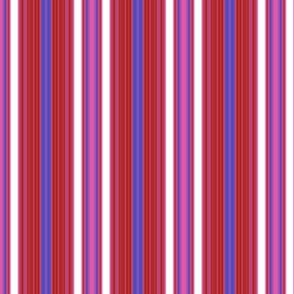 Red White and Blue Vertical Stripes
