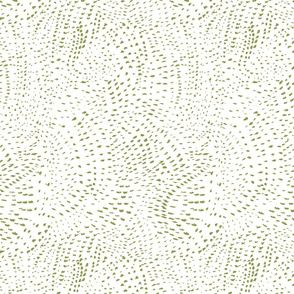 casita dots - green on white