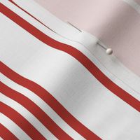 coastal casual red white stripe ticking americana farmhouse cottage core beach coastal terriconraddesigns