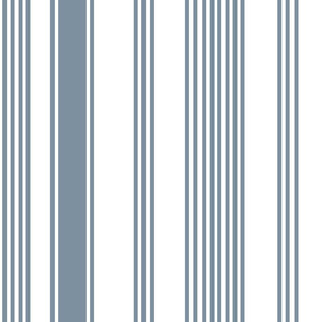 coastal blue white stripe ticking americana farmhouse cottage core beach coastal terriconraddesigns