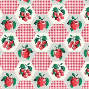 cherry gingham