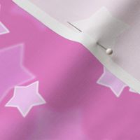Large Starry Bokeh Pattern - Fuchsia Blush Color