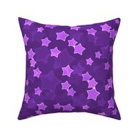 Large Starry Bokeh Texture - Grape Color