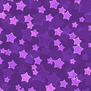 Starry Bokeh Texture - Grape Color