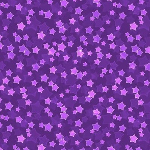 Small Starry Bokeh Texture - Grape Color