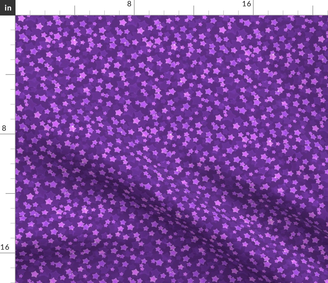 Small Starry Bokeh Texture - Grape Color