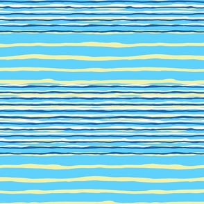 Waterways Bright Three Pelican Study Stripes by Su_G_©SuSchaefer2021