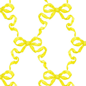 Large Hannah Ribbon Bold Yellow On White copy