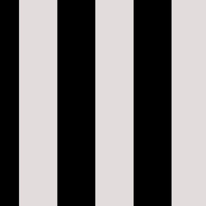 Black and Cream White Cabana Beach Vertical Stripe