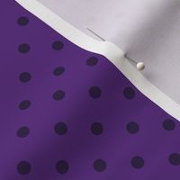 Small Polka Dot Pattern - Grape and Deep Violet