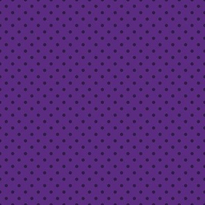 Tiny Polka Dot Pattern - Grape and Deep Violet