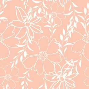 peach-and-white-floral