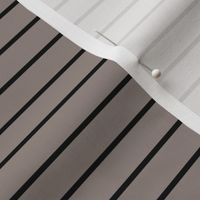 Horizontal Pin Stripe Pattern - Warm Grey and Black