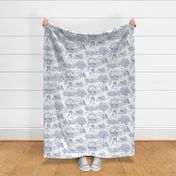 Texas Toile Bright Blue