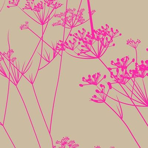 wild grasses pink
