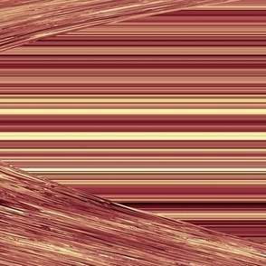 STSS3 - Large -  Southwestern Stripes in Rust