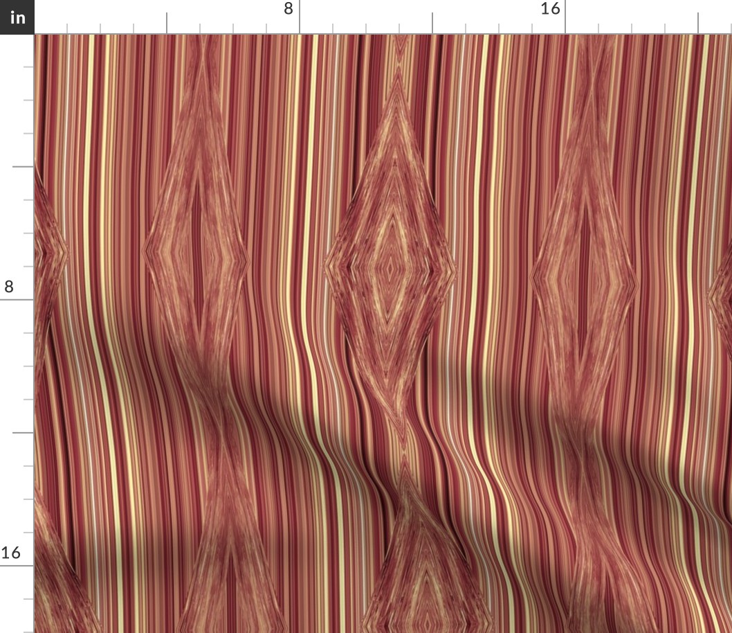STSS3L - Large - Southwestern Stripes in Rust