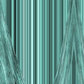 STSS1 -  Large - Southwestern Stripes in Turquoise Medley