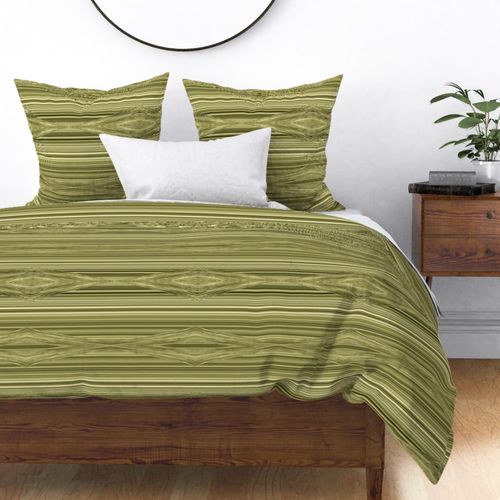 STSS2-  Large - Southwestern Stripes in Olive Green