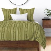 STSS2L - Large -  Southwestern Stripes in Olive Green