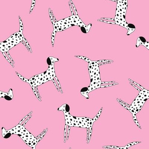 Dalmations on Pink