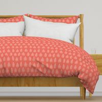 FELLOW FERNS CORAL PINK LARGE