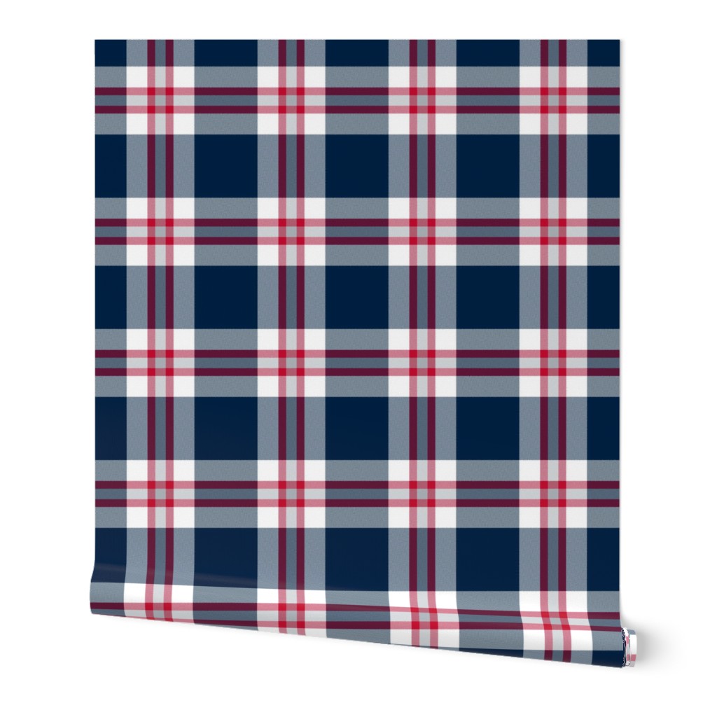 New England Football Plaid