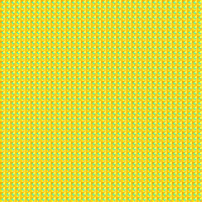 Yellow and blue weave check