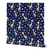 Large Scale Giraffes and Stars on Navy