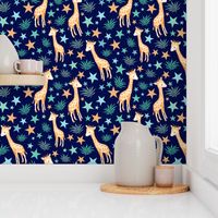 Large Scale Giraffes and Stars on Navy