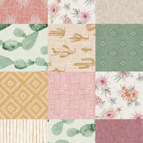 Desert Blooms Quilt - rotated