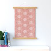 Woven Kilim - coral