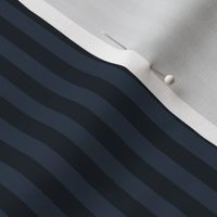 Vertical Bengal Stripe Pattern - Medium Charcoal and Obsidian