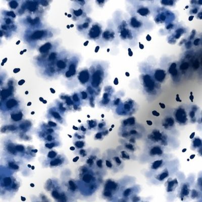 Japanese Shibori Indigo Blue 