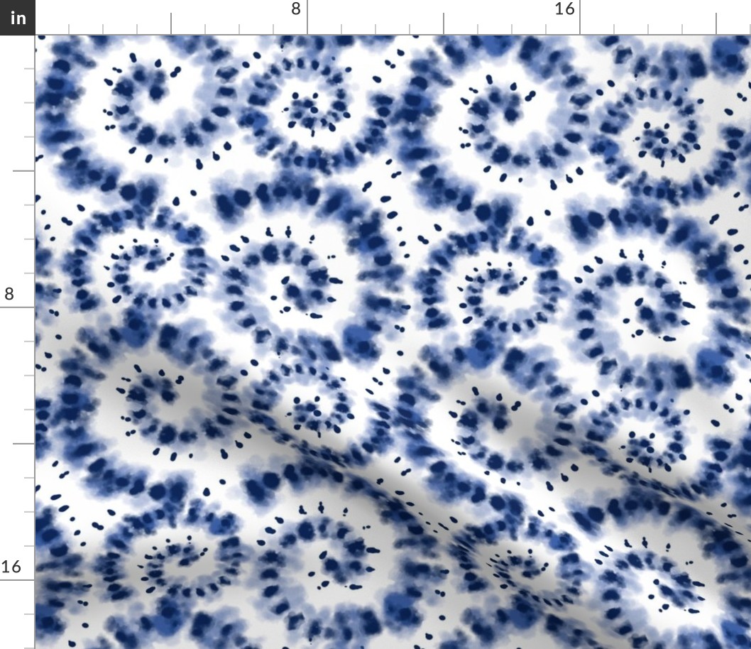 Japanese Shibori Indigo Blue 