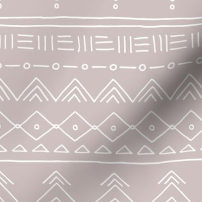 Minimal boho mudcloth bohemian ethnic abstract indian summer aztec design nursery gender neutral beige Large